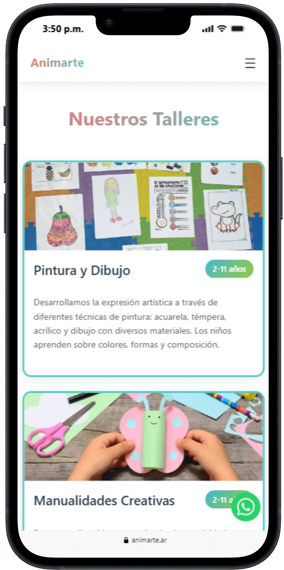 Mockup móvil proyecto
