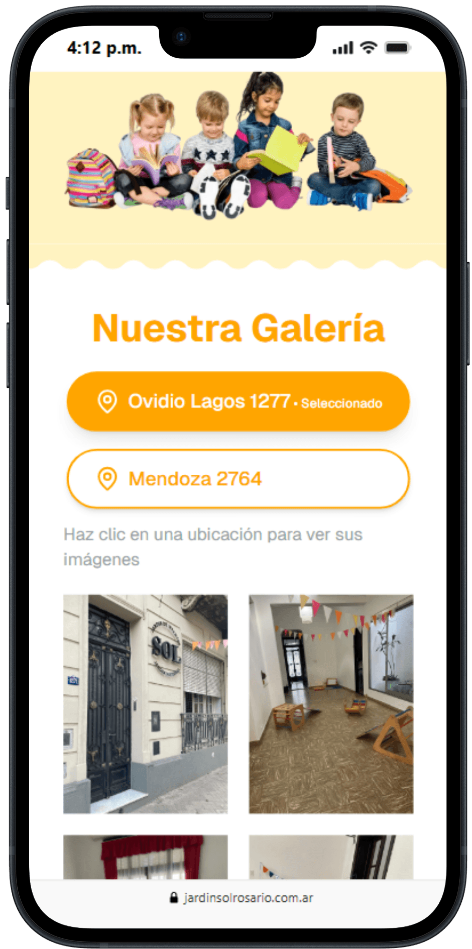 Mockup móvil proyecto